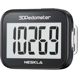Nes 3D Pedometer 1.73 Inch Large Display Step Counter
