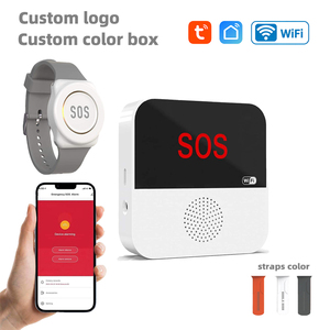 Daytech Tuya Smart Watch Sos Call Button Portable Elderly Emergency Caregiver Pager Sound Alert Alarm System