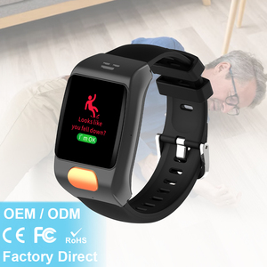 L20PRO Elderly Caregiver GPS Monitor Smart Bracelet Watch with TFT Display SOS Button for Elderly Positioning